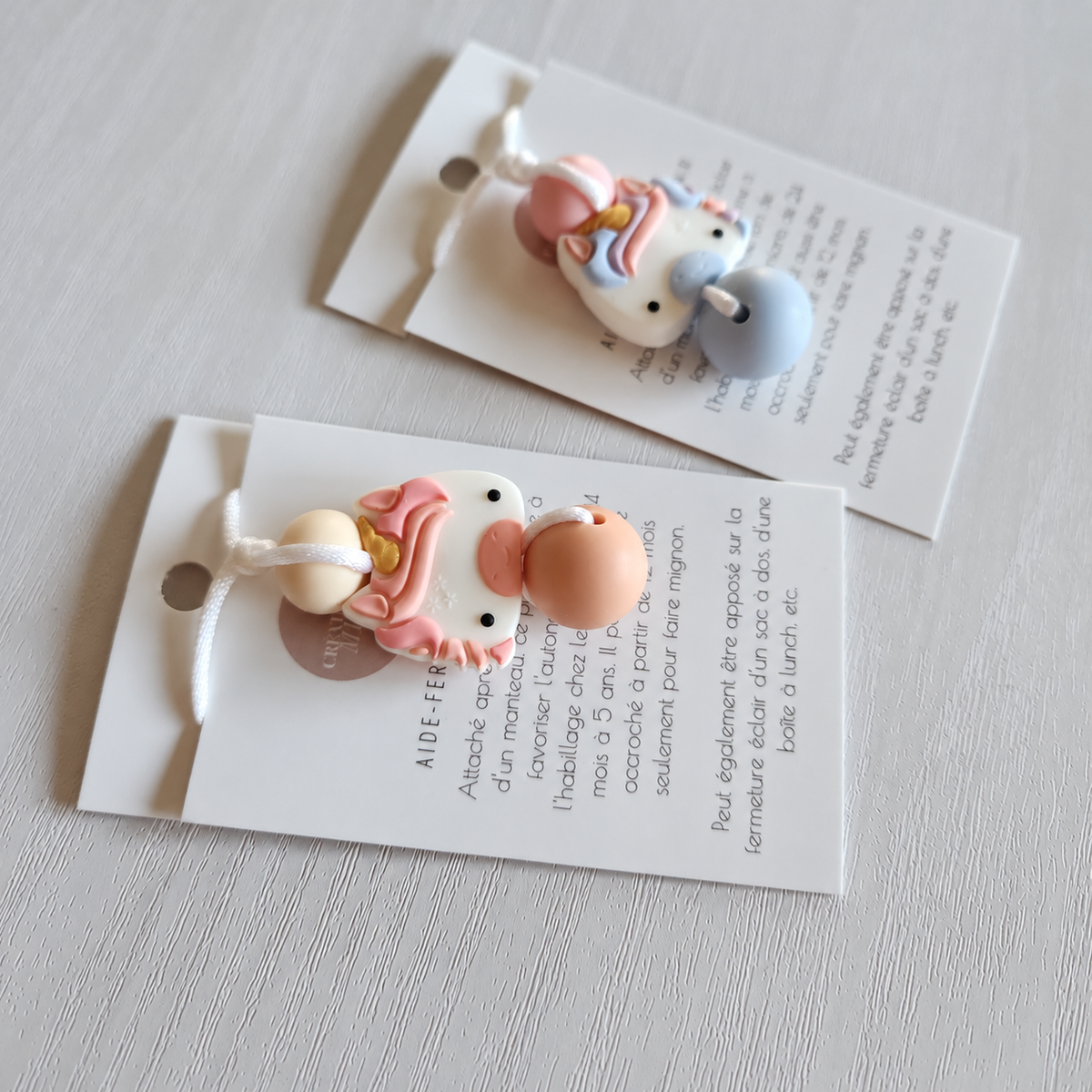 Aide-zipette - Licorne