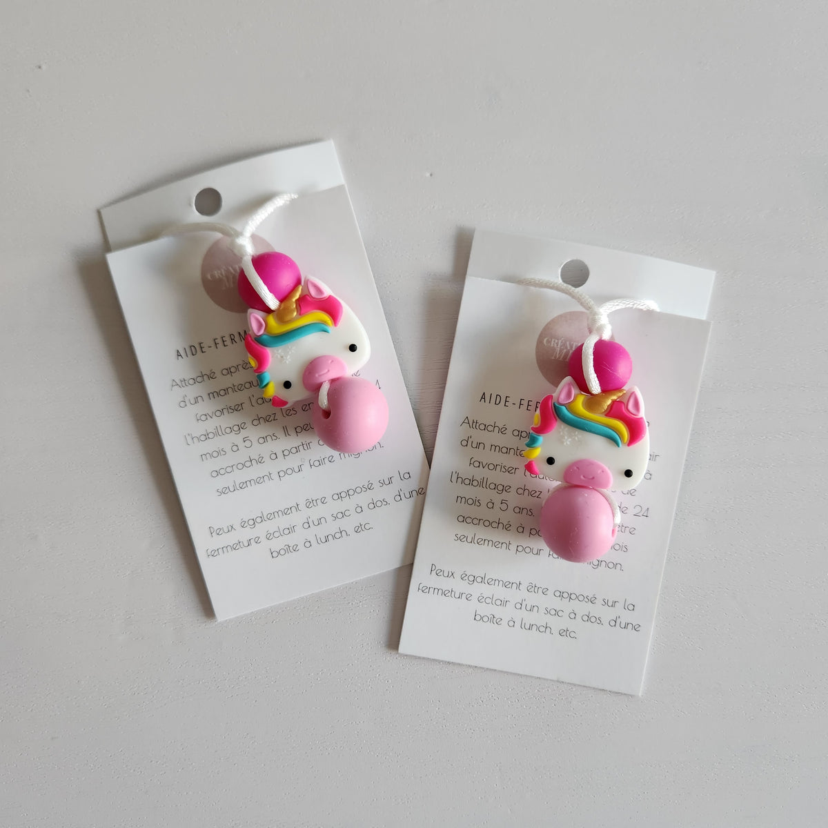 Aide-zipette - Licorne