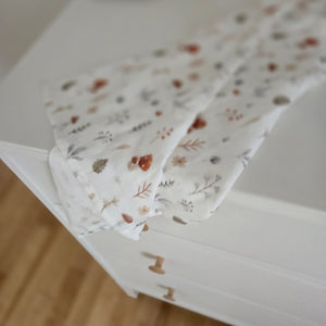 Mini doudou mousseline - Pour la suce - 70% bamboo 30% coton - Modèle Champignon