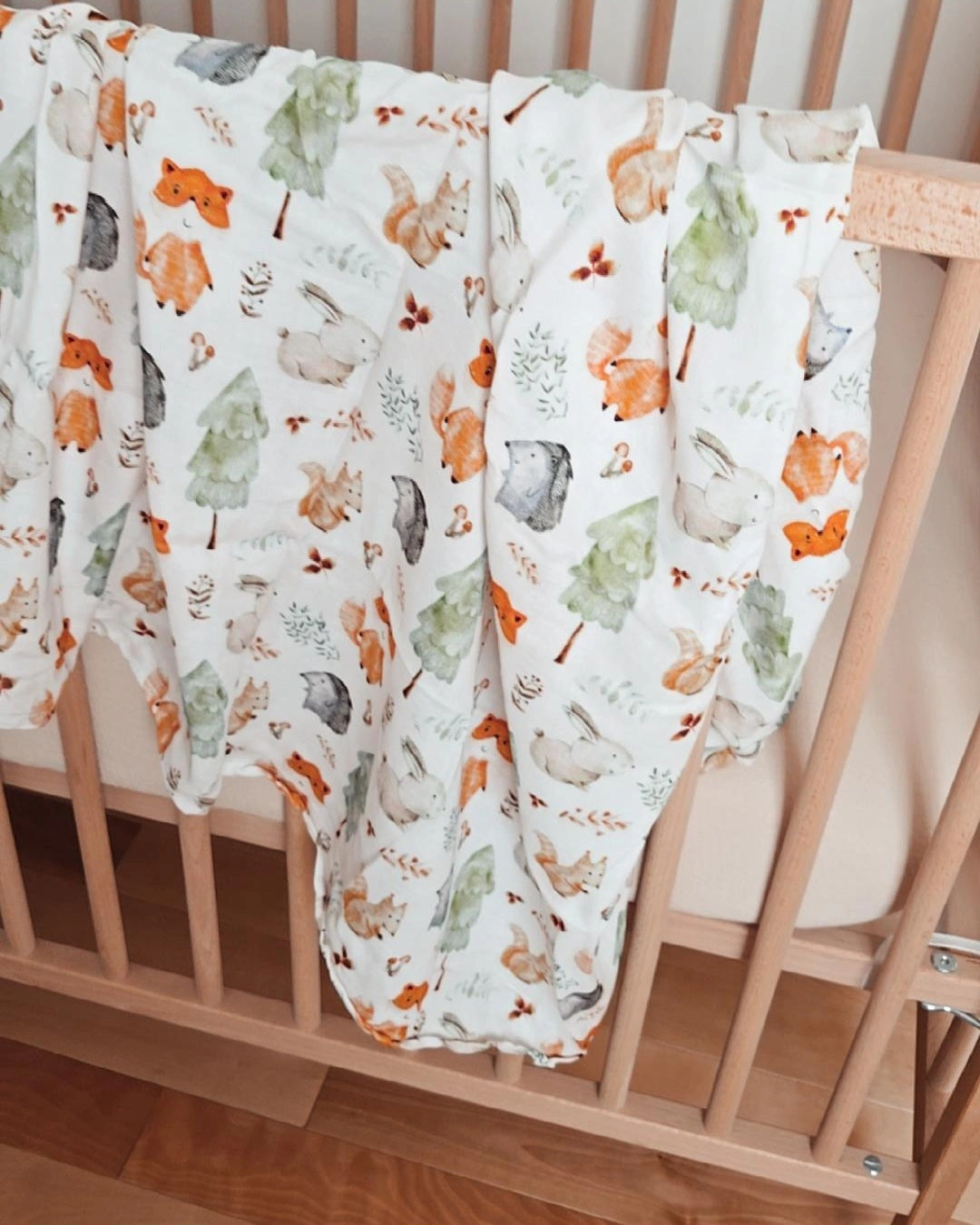 Mousseline - Forêt - 47 "x 47"  70% bamboo 30% coton