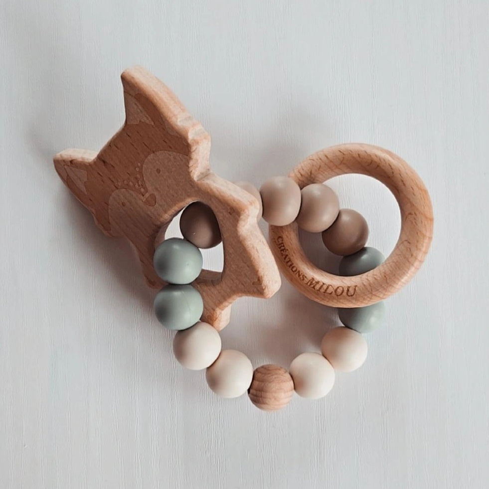 Hochet de dentition  - Petit renard