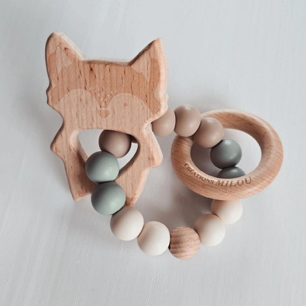 Hochet de dentition  - Petit renard
