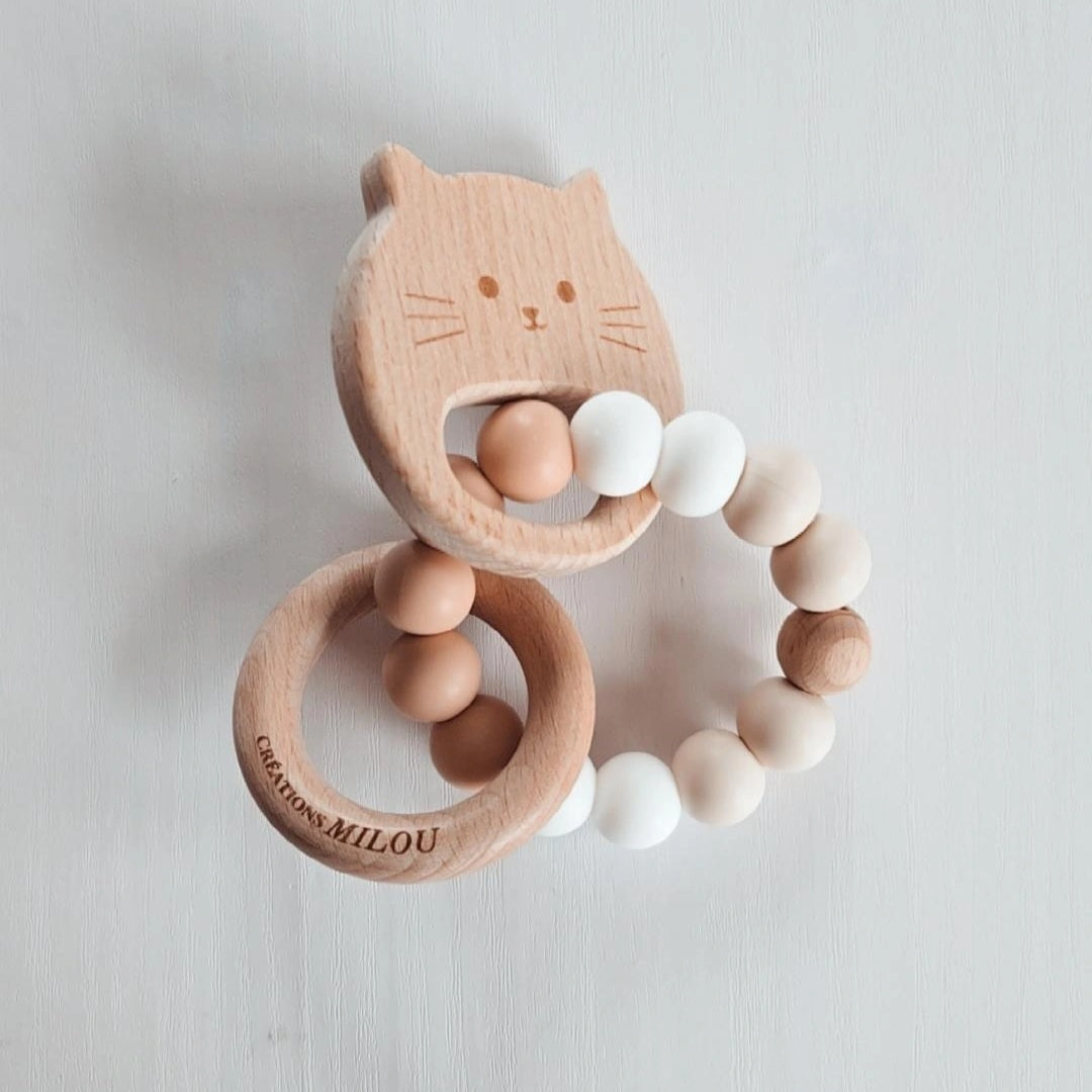 Hochet de dentition - Petit chat
