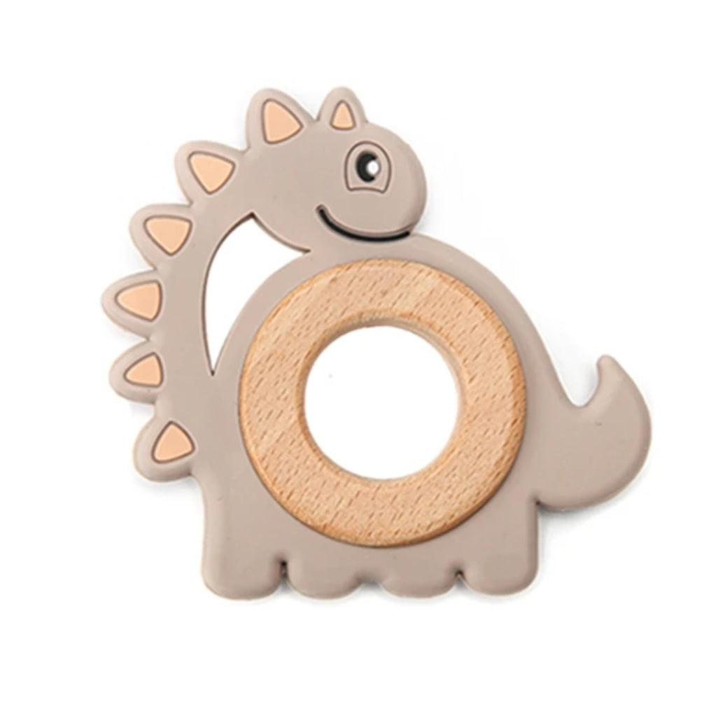 SOLDE - Jouet de dentition - Dino avec bois