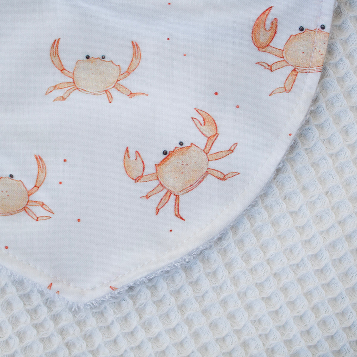 NOUVEAU -  Bavoir Crabe