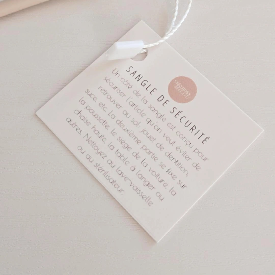 Sangle de sécurité - Cheval/Zèbre/Licorne