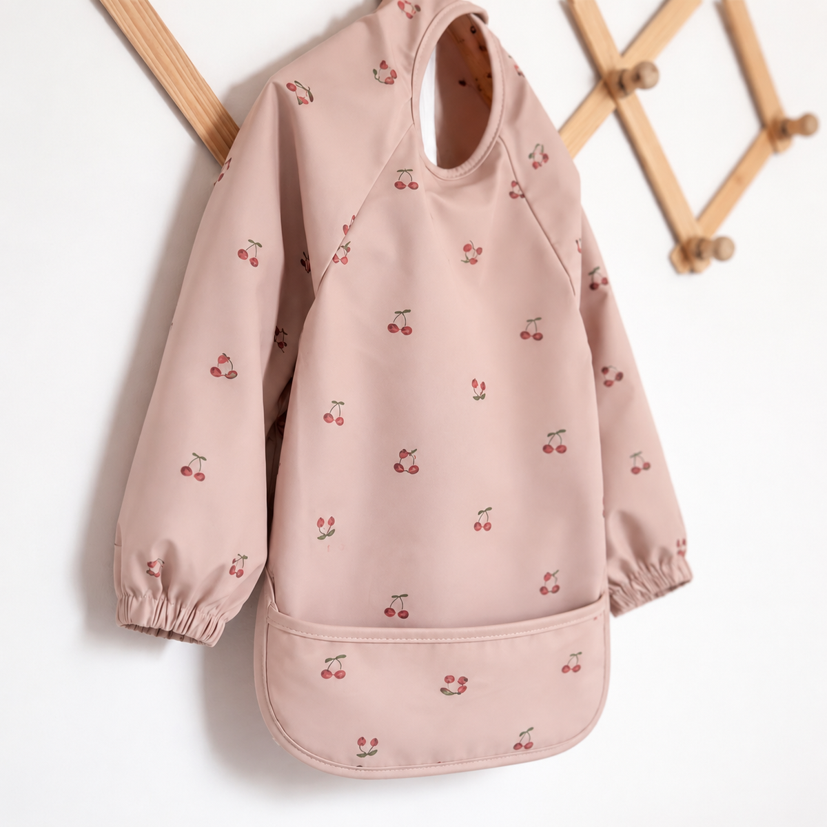 Bavette manche longue - Cerise 6-18 mois